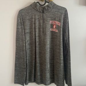 Stanford Grey Quarter Zip